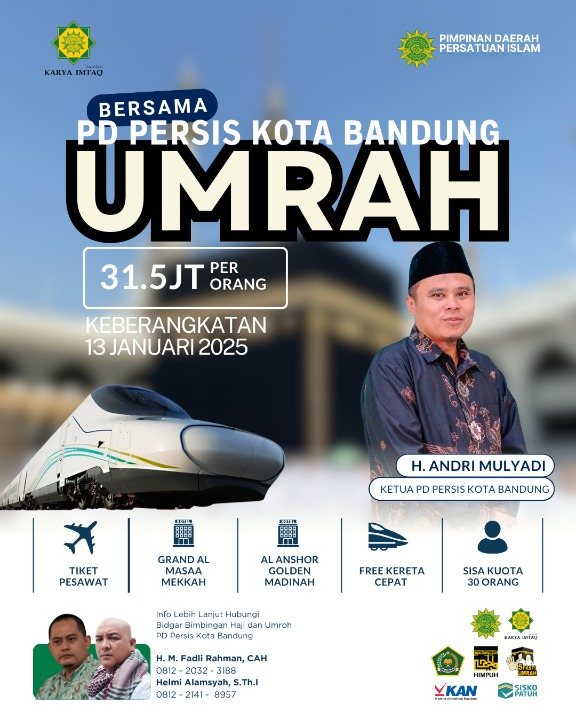 Umroh Bersama PD PERSIS Kabupaten Tapanuli Tengah